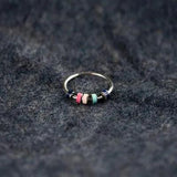 925 Sterling Silver Oil Drip Ring - Trendsi