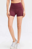 Wide Waistband Sports Shorts - Trendsi - Flyclothing LLC