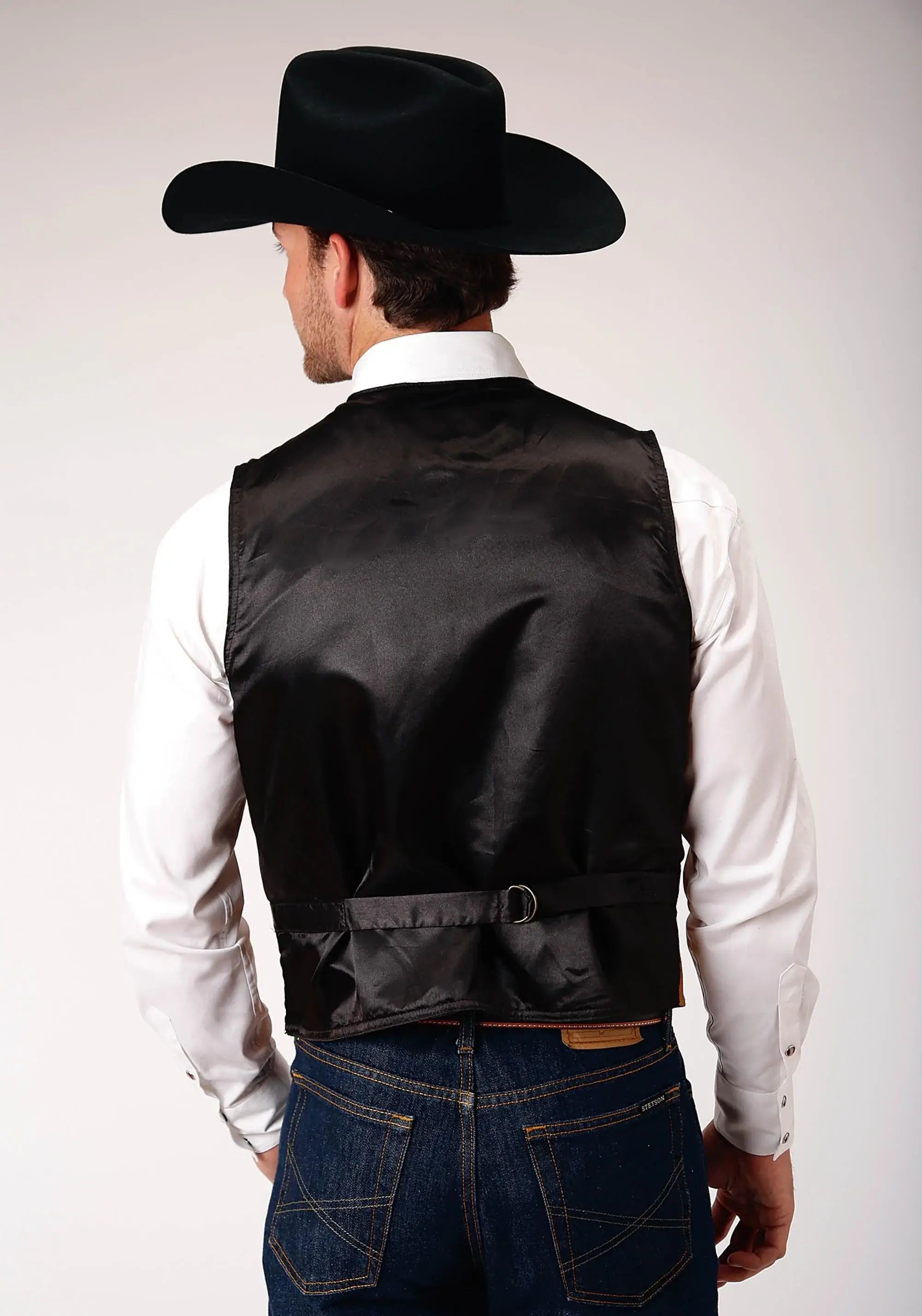 ROPER MENS COGNAC SUEDE LEATHER VEST - Roper - Flyclothing LLC