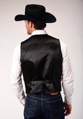 ROPER MENS COGNAC SUEDE LEATHER VEST - Roper