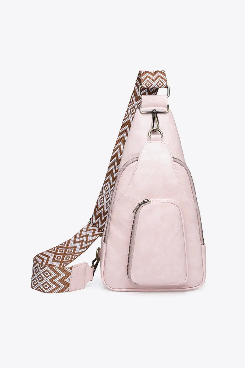 Take A Trip PU Leather Sling Bag - Trendsi - Flyclothing LLC