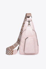 Take A Trip PU Leather Sling Bag - Trendsi - Flyclothing LLC