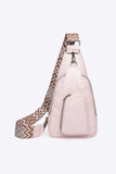 Take A Trip PU Leather Sling Bag - Trendsi - Flyclothing LLC