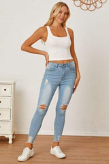 Square Neck Wide Strap Tank - Trendsi - Flyclothing LLC