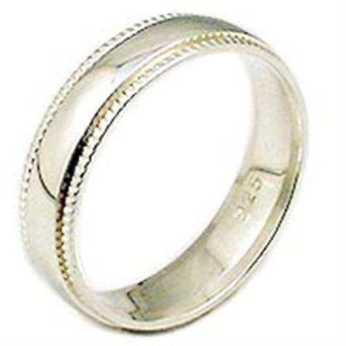 Alamode High Polished 925 Sterling Silver Ring with No Stone in No Stone - Alamode - Flyclothing LLC