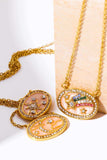 Stars in the Plate Pendant Copper Necklace - Trendsi - Flyclothing LLC