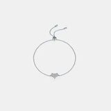 Moissanite 925 Sterling Silver Heart Bracelet - Trendsi