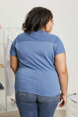 Sew In Love Stay and Chat Love Full Size Pocket Tee - Trendsi - Flyclothing LLC