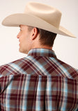 Roper Mens Long Sleeve Snap Southwest Plaid Western Shirt - Roper