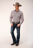 Roper Mens Long Sleeve Snap Climbing Diamond Western Shirt - Roper