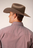 Roper Mens Long Sleeve Snap Climbing Diamond Western Shirt - Roper