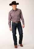 Roper Mens Long Sleeve Snap Classic Foulard Western Shirt - Roper