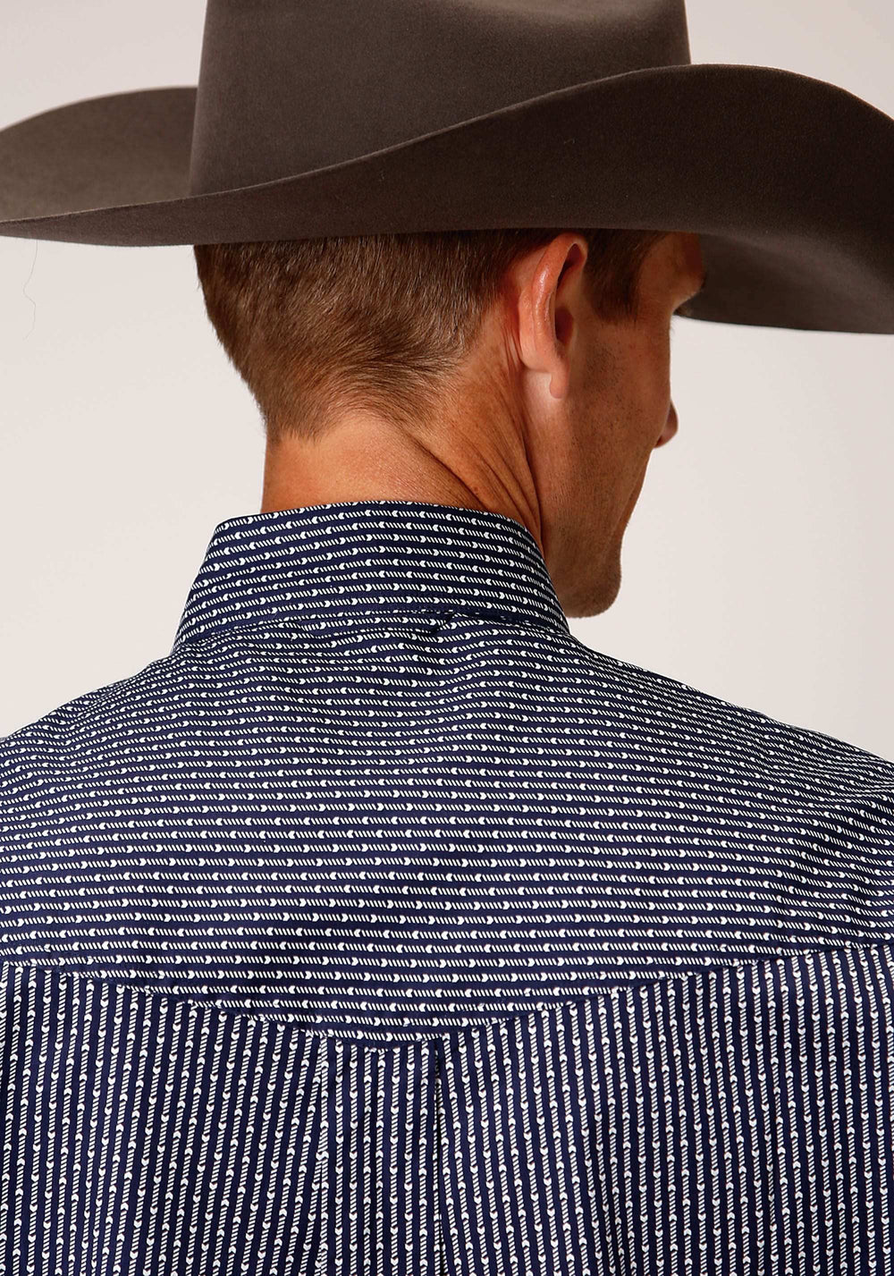 Roper Mens Long Sleeve Button Arrow Rope Print Western Shirt - Roper - Flyclothing LLC