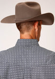 Roper MENS LONG SLEEVE BUTTON BELL FOULARD WESTERN SHIRT - Roper