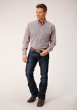 Roper Mens Long Sleeve Button Climbing Diamond Western Shirt - Roper