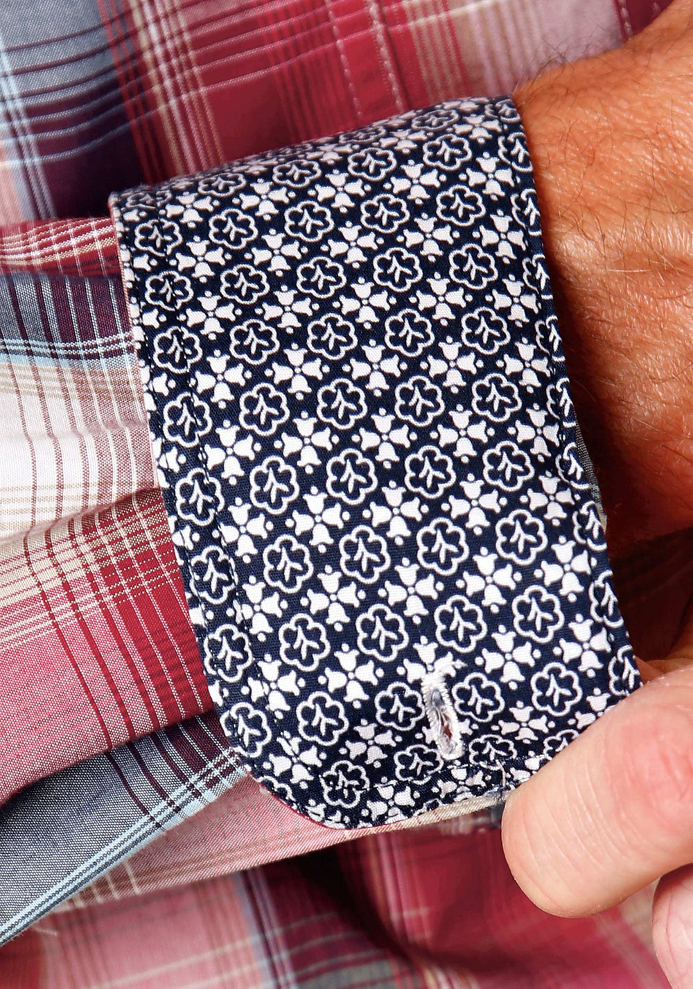 Roper Mens Long Sleeve Button Red Apple Plaid Western Shirt - Roper - Flyclothing LLC