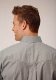 Roper Mens Short Sleeve Button Climbing Diamond Western Shirt - Roper