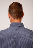 Roper Mens Short Sleeve Button Arrow Rope Print Western Shirt - Roper
