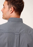 Roper Mens Short Sleeve Button Bell Foulard Western Shirt - Roper - Flyclothing LLC