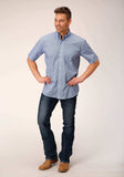 Roper Mens Short Sleeve Button Thistle Foulard Western Shirt - Roper - Flyclothing LLC