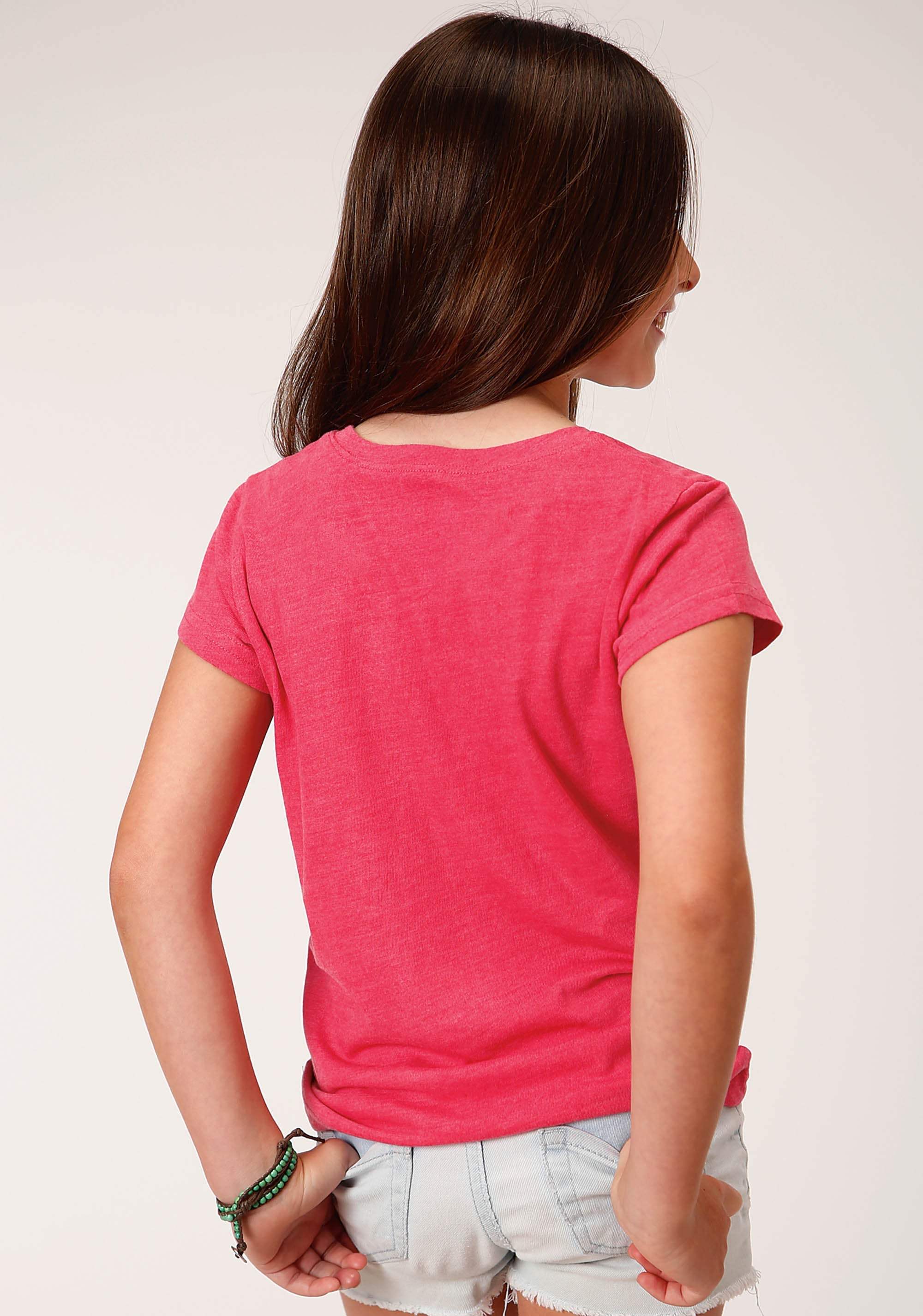 Roper Girls Short Sleeve Knit Watermelon Pi Poly Rayon Short Sleeve T T-Shirt - Roper - Flyclothing LLC