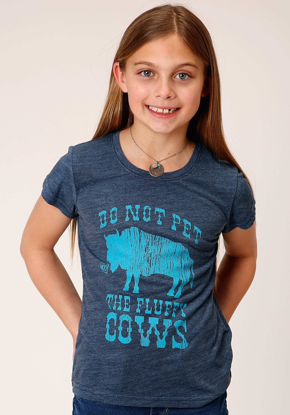 Roper Girls Short Sleeve Knit Poly Rayon Jersey Short Sleeve T Tshirt - Roper - Flyclothing LLC