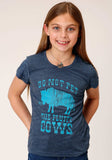 Roper Girls Short Sleeve Knit Poly Rayon Jersey Short Sleeve T Tshirt - Roper - Flyclothing LLC