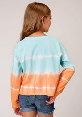 Roper GIRLS LONG SLEEVE KNIT TIE DIE LONG SLEEVE TSHIRT - Roper - Flyclothing LLC