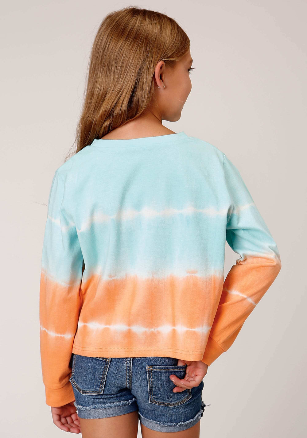 Roper GIRLS LONG SLEEVE KNIT TIE DIE LONG SLEEVE TSHIRT - Roper - Flyclothing LLC