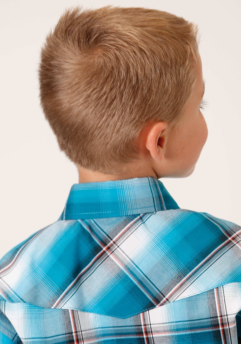 Roper Boys Long Sleeve Snap Deep Pool Ombre Western Shirt - Roper - Flyclothing LLC