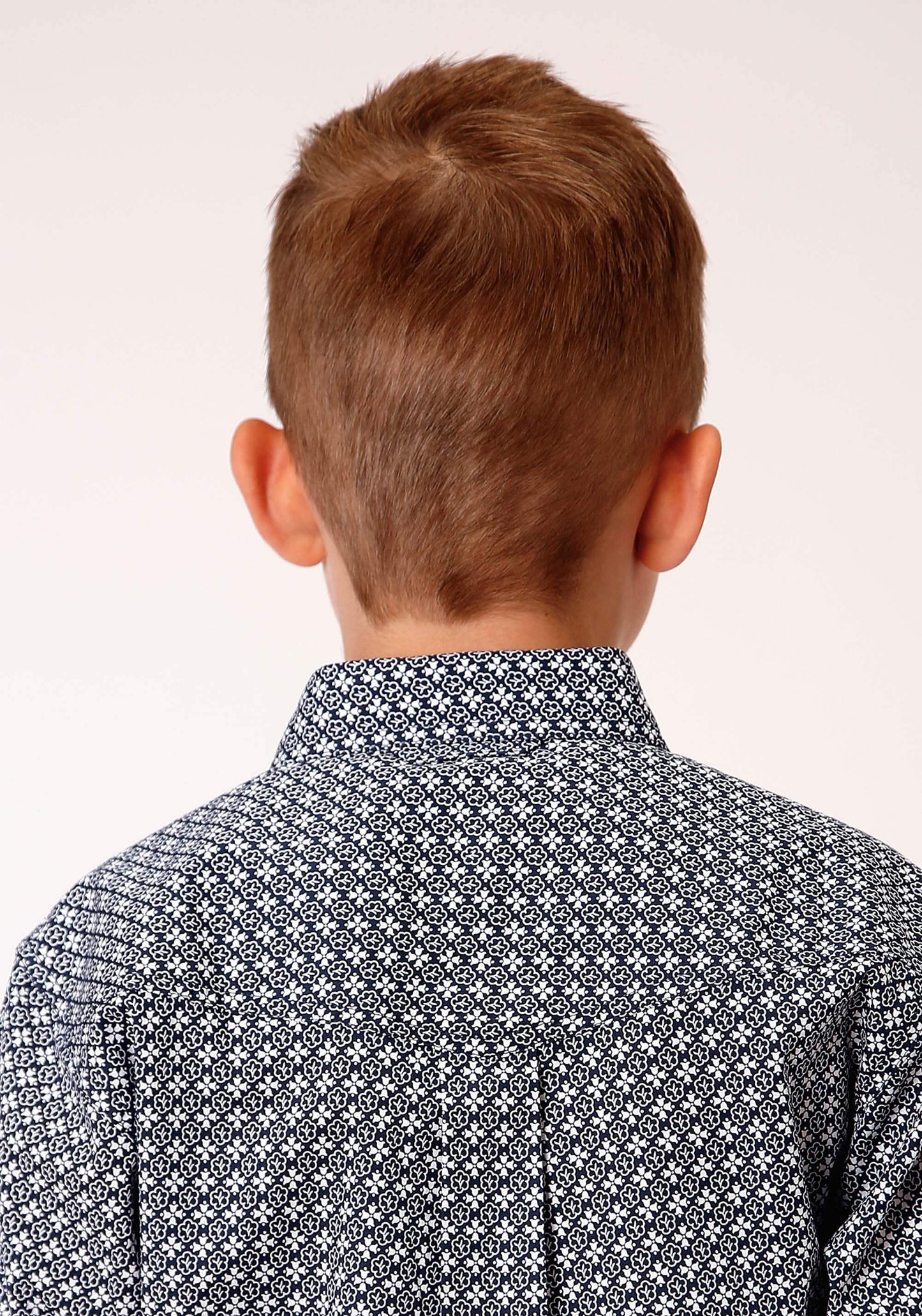 Roper Boys Long Sleeve Button Bell Foulard Western Shirt - Roper - Flyclothing LLC
