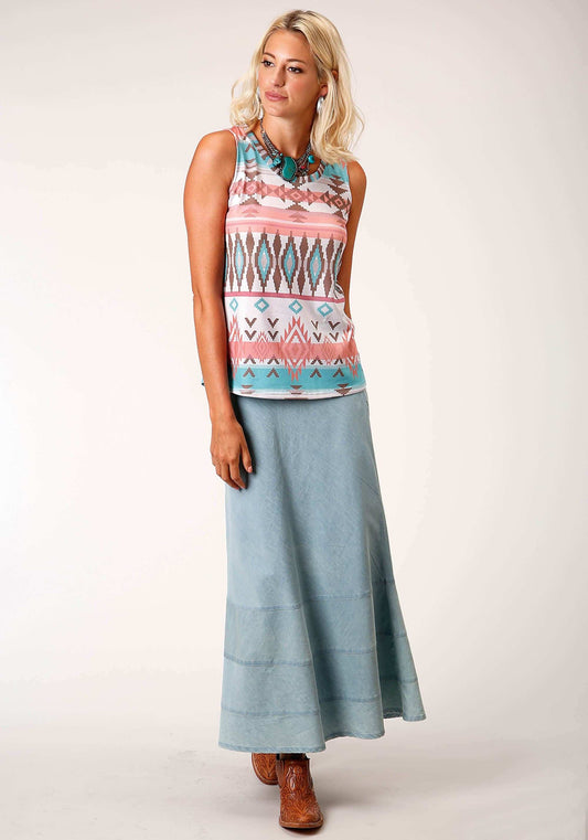 Roper Womens Sleeveless Knit Sweater Jersey Tank Top - Roper - Flyclothing LLC