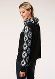 Roper Womens Long Sleeve Knit Sweater Knit Pullover Top Top - Roper