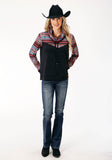 Roper Womens Long Sleeve Knit Cowl Neck Pullover Sweater Knit Top - Roper