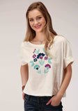 Roper Womens Short Sleeve Knit Cotton Jersey Top Top - Roper - Flyclothing LLC