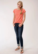 Roper Womens Poly Rayon Jersey Short Sleeve Knit Top - Roper - Flyclothing LLC