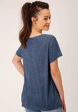 Roper Womens Short Sleeve Knit Poly Rayon Jersey Short Sleeve Tee Top - Roper - Flyclothing LLC