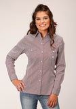 Roper Womens Long Sleeve Snap Climbing Diamond Western Shirt - Roper