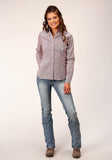 Roper Womens Long Sleeve Snap Climbing Diamond Western Shirt - Roper