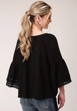 Roper Womens Long Sleeve Cotton Blend Blouse - Roper - Flyclothing LLC
