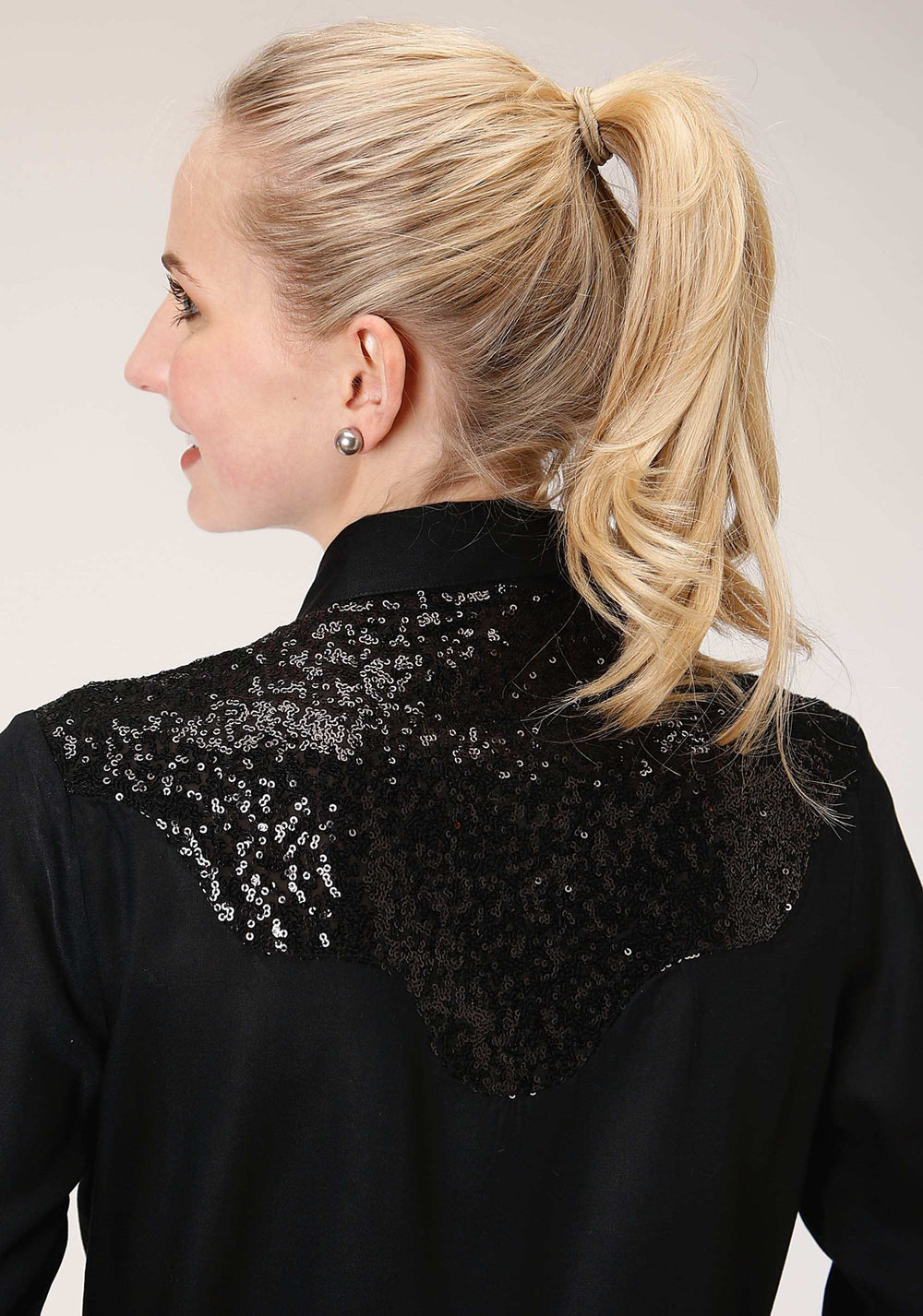 Roper Womens Long Sleeve Solid Rayon Western Blouse - Roper - Flyclothing LLC