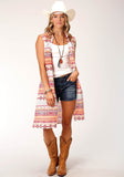 Roper Womens Sleeveless Aztec Print Rayon Dress - Roper