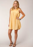 Roper Womens Sleeveless Double Cloth Cotton Gause Dress - Roper