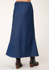 Roper Womens 5.5 Oz Denim Bias Cut Skirt - Roper - Flyclothing LLC