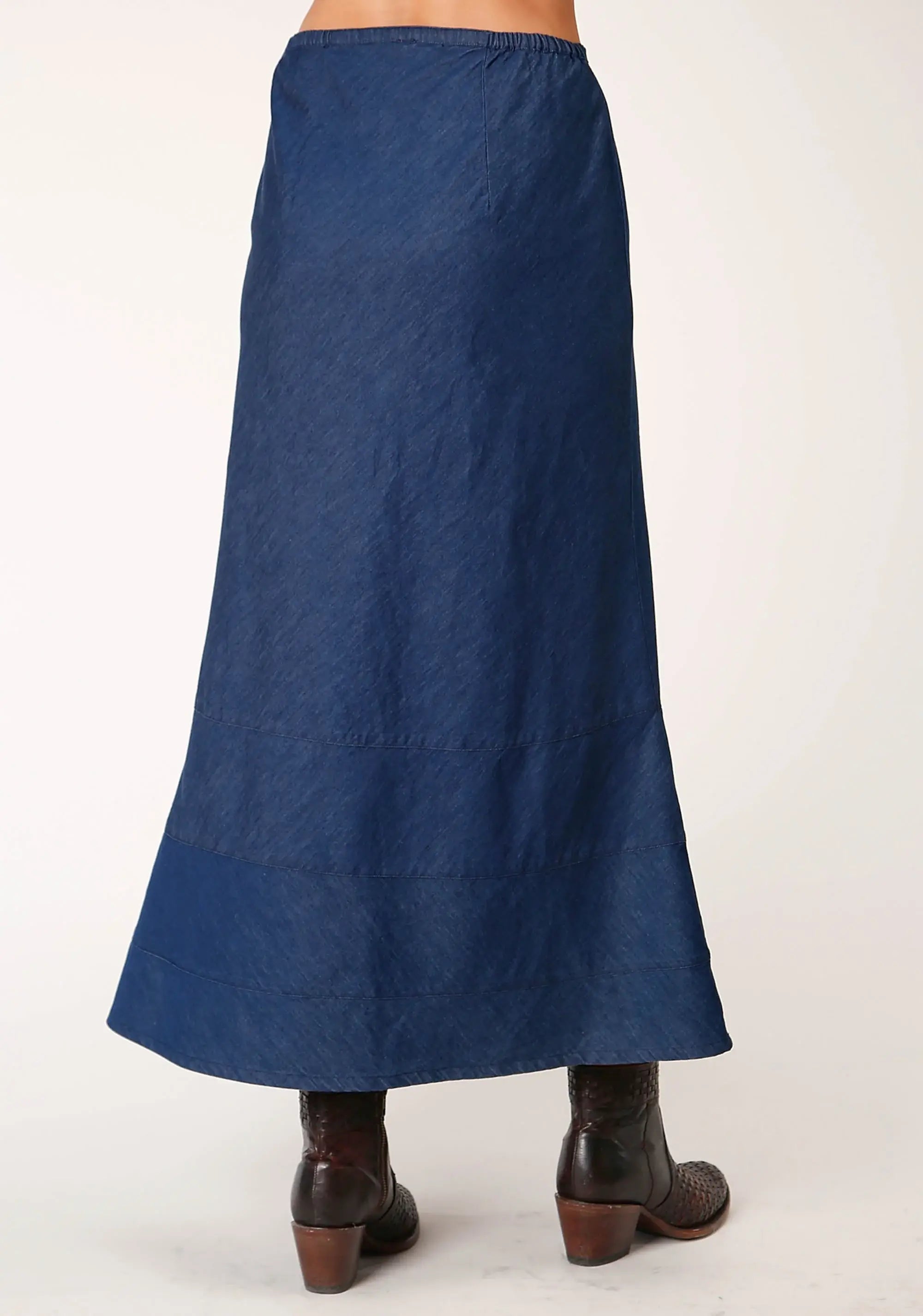 Roper Womens 5.5 Oz Denim Bias Cut Skirt - Roper - Flyclothing LLC
