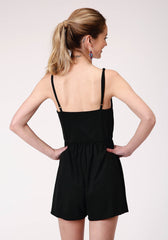 Roper Womens Poly Rayon Jersey Shorts Romper - Roper