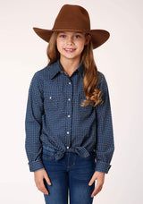Roper Girls Long Sleeve Snap North South Arrows Western Shirt - Roper - Flyclothing LLC