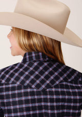 Roper Girls Long Sleeve Button Unlined Flannel Western Shirt - Roper - Flyclothing LLC