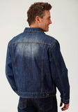 Roper Mens Blue Denim Jacket - Roper