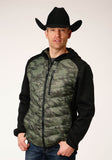 Roper Mens Down Filled Crushable Combo Jacket - Roper